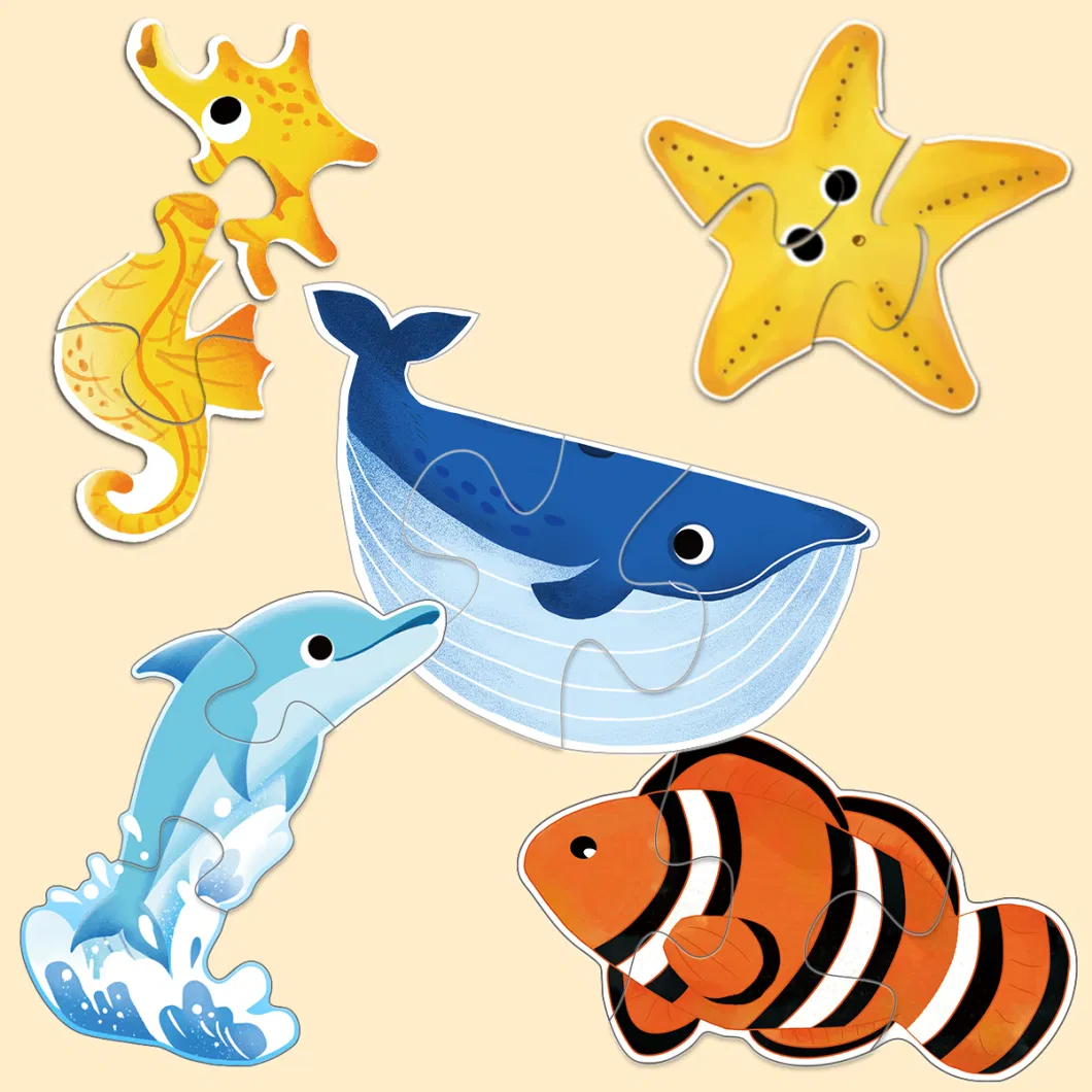 Custom Animal Shape Jigsaw Puzzle for Kids