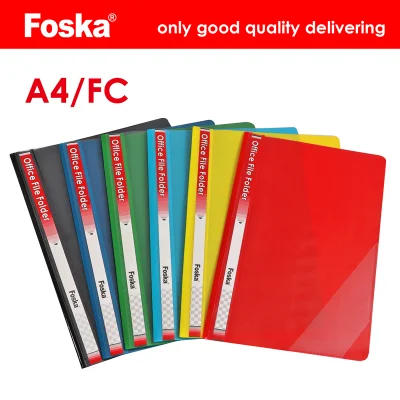 Carpeta de archivos de papel de color sólido de papelería de oficina Foska