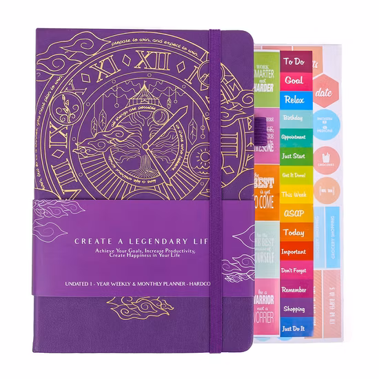 Cuaderno de cuero PU de tapa dura de alta calidad personalizado
