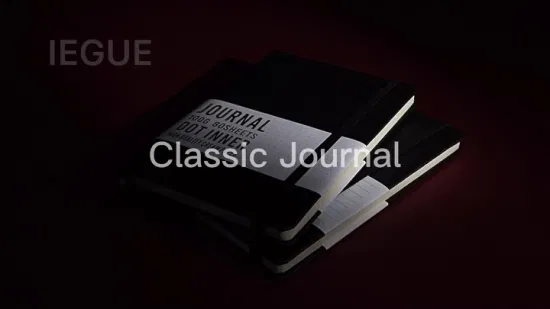 Cuaderno punteado de tapa dura A5 personalizado de cuero PU impreso personalizado de lujo con logotipo